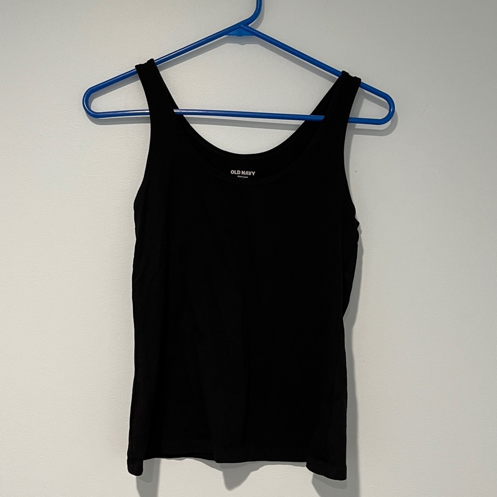 Black Tank Top Tight Fit